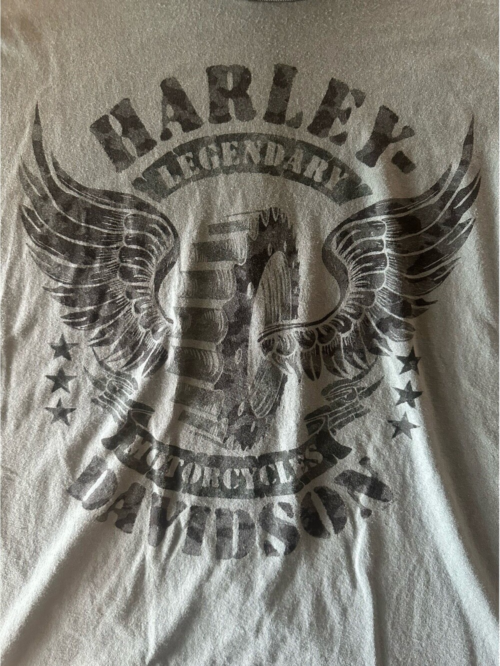 Harley Davidson Tulsa Oklahoma Eagle Wings Graphic T Shirt Mens 3XL